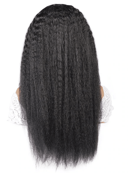 Kinky Straight Virgin Remy Human Hair U-Part Wig