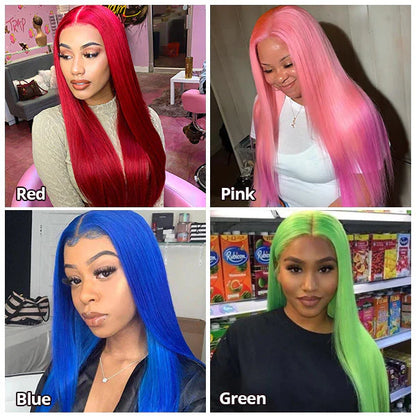 Pink Lace Wig | Pink Frontal Wig | Shetress