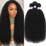 Afro Kinky Curly Virgin Brazilian Human Hair Extensions 100% Virgin Human Hair Bundles