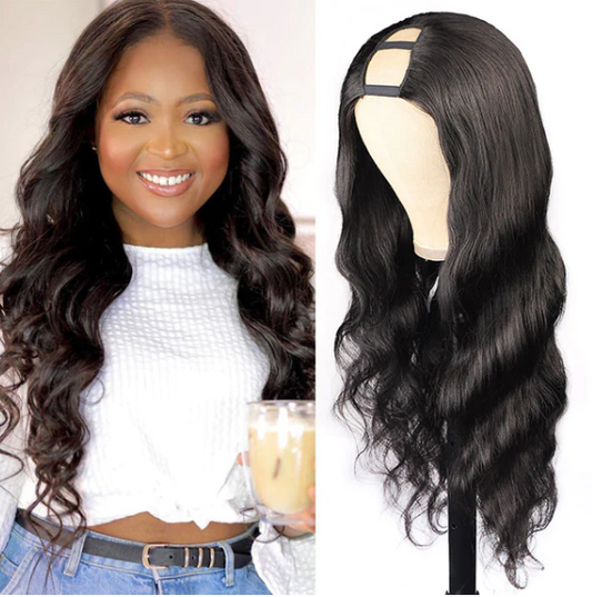 U-Part Body Wave Virgin Remy Human Hair Wig