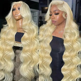 iSellHair 613 Blonde Body Wave Glueless HD Lace Front Wig | Overnight Shipping