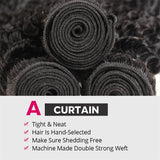 Afro Kinky Curly Virgin Brazilian Human Hair Extensions 100% Virgin Human Hair Bundles