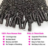 12A Raw Burmese Curly 3 Bundles 100% Virgin Unprocessed Human Hair Extension