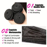 Brazilian Water Wave 3 Bundles Human Hair Extensions