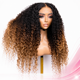 iSellHair Ombre Curly HD Lace Front Human Hair Wig | Glueless 13x4 & 13x6