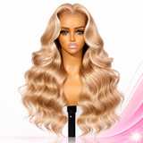 iSellHair Highlight Body Wave Full Lace Wig | Milk Tea Brown