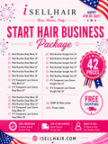 Wholesale Hair Business Starter Pack (42 Pieces)