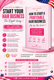 How to Start a Profitable Hair Business: The Complete Step-by-Step Blueprint