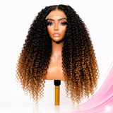 iSellHair Ombre Curly HD Lace Front Human Hair Wig | Glueless 13x4 & 13x6