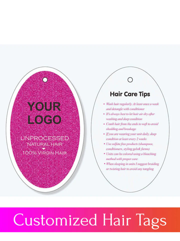 iSellHair Customized Hair Tags