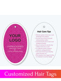 iSellHair Customized Hair Tags
