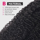 Afro Kinky Curly Virgin Brazilian Human Hair Extensions 100% Virgin Human Hair Bundles