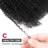 Afro Kinky Curly Virgin Brazilian Human Hair Extensions 100% Virgin Human Hair Bundles