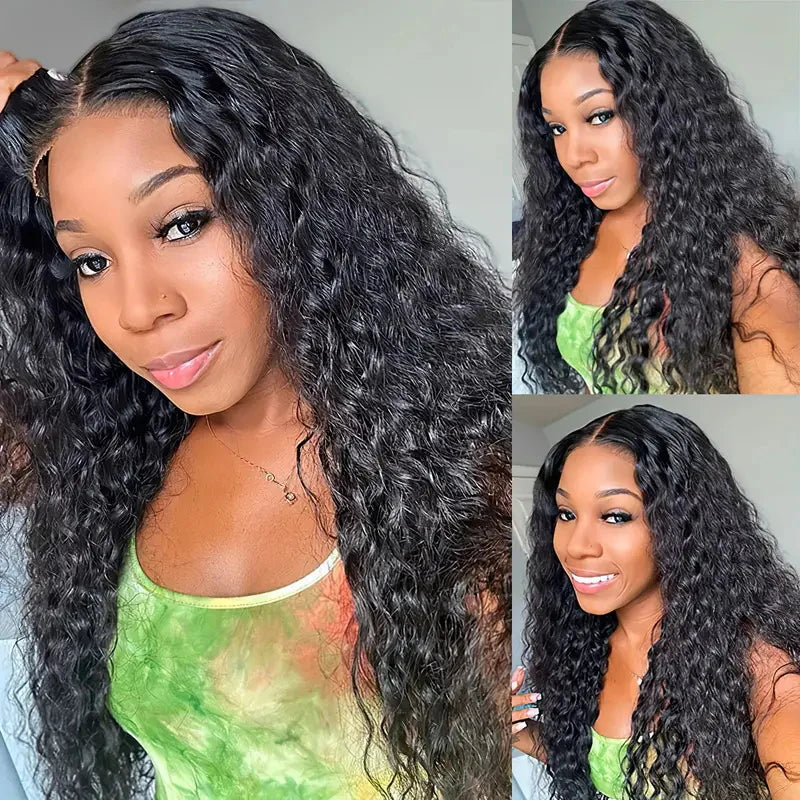 iSellHair Wet & Wavy Water Wave 13x4 HD Lace Front Glueless Wig | Overnight Shipping
