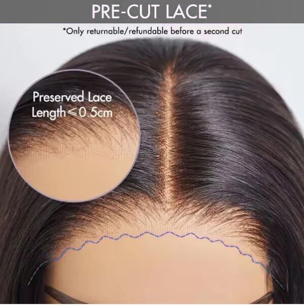 40 Inch 13x4 Glueless HD Lace Front ~ Body Wave Human Hair 200 Density