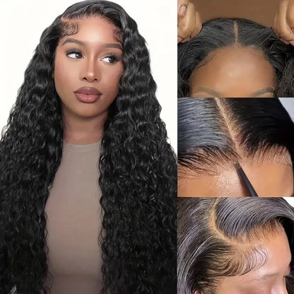 iSellHair Wet & Wavy Water Wave 13x4 HD Lace Front Glueless Wig | Overnight Shipping
