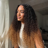 iSellHair Ombre Curly HD Lace Front Human Hair Wig | Glueless 13x4 & 13x6