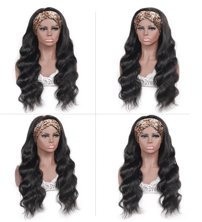 Body Wave Headband Human Hair Wig - MyPlushWigs