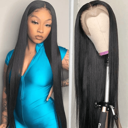 13x4 Undetectable HD Lace Front Wig Brazilian Straight Human Hair Lace Wigs - MyPlushWigs