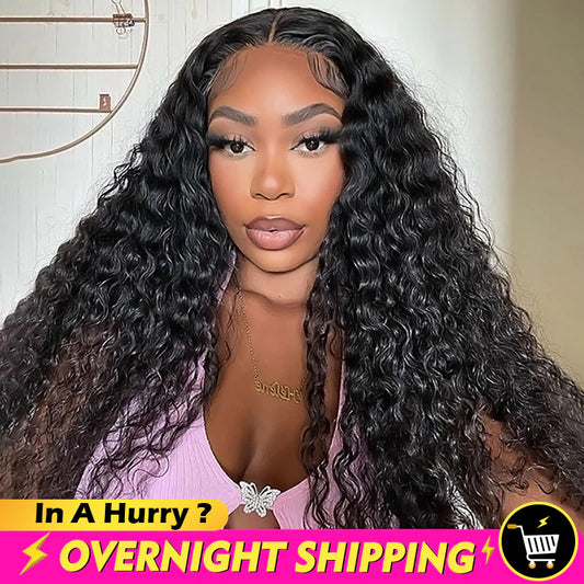 iSellHair Deep Curly 13x4 HD Lace Front Glueless Human Hair Wig 180% Density | Overnight Shipping