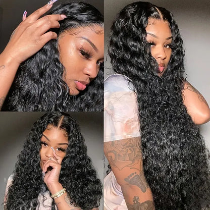 iSellHair Deep Curly 13x4 HD Lace Front Glueless Human Hair Wig 180% Density | Overnight Shipping