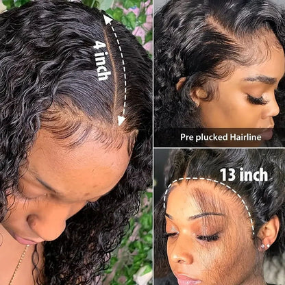 iSellHair Wet & Wavy Water Wave 13x4 HD Lace Front Glueless Wig | Overnight Shipping