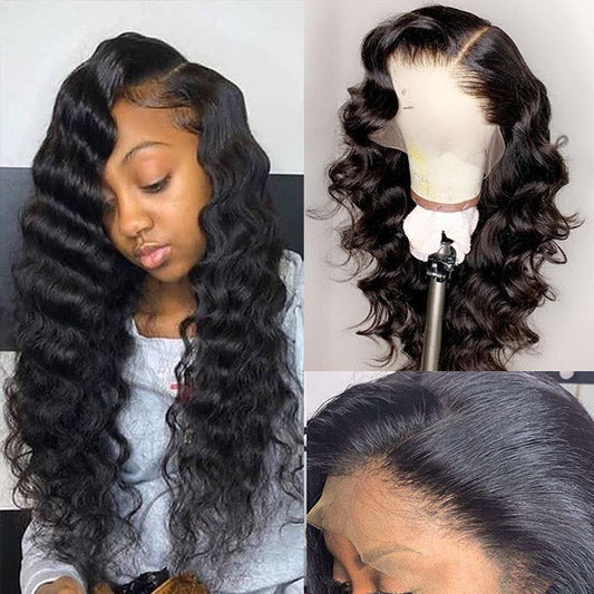 13x6 Loose Deep Wave Transparent Lace Wig