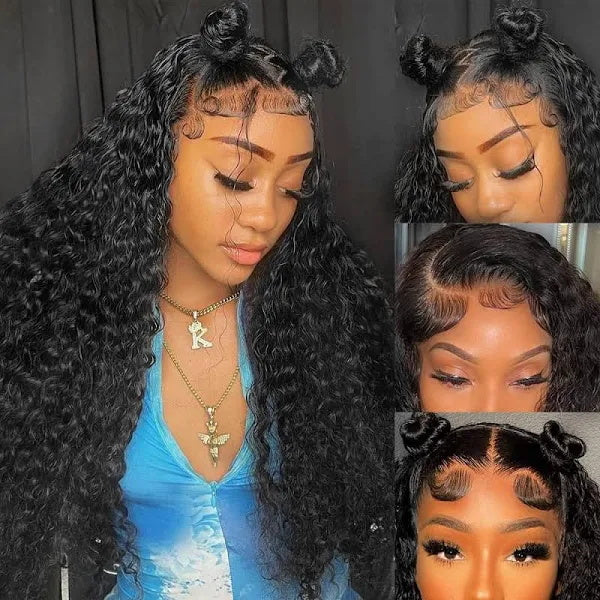 iSellHair Wet & Wavy Water Wave 13x4 HD Lace Front Glueless Wig | Overnight Shipping